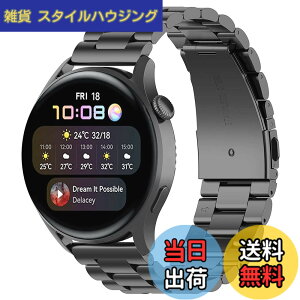 �y���������zFor garmin forerunner 265/965/Huawei Watch GT3 46mm/3 /3 Pro �o���h22mm Huawei Watch GT 46mm/GT 2 46mm/GT �����o���h ���� �����X�e�����X ���߉\ �r�W�l�X��Huawei Watch 2 Classic/2 Pro �����o���h�i�u���b