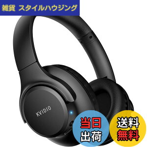 �y���������z���C�����X �w�b�h�z�� KVIDIO Bluetooth 5.4 65���ԍĐ� 40mm HD �h���C�o�[���j�b�g �I�[�o�[�C���[�w�b�h�z�� �}�C�N���� �L�� ���� ���p �Չ� ���^ �n���Y�t���[�ʘb�\ �u���[�g