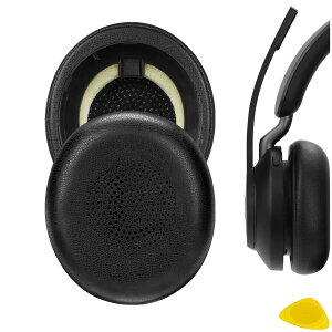 �y���������zGeekria �C���[�p�b�h QuickFit �݊��� �p�b�h�W���u�� Jabra Evolve2 65 (65MS 65UC USB)/Evolve2 40 (40UC 40MS USB)/Elite 45h On-Ear Wireless �w�b�h�z���ɑΉ� �p�b�h �C���[/�C���[�J�b�v (�v���e�C����