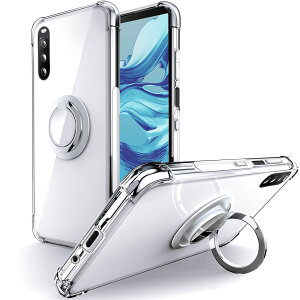 �y���������zSHIELDS UP �݊��� Xperia 10 III�p �P�[�X �����O�t�� SO-52B SOG04 �P�[�X �����O�t�� �ϏՌ� �ϋv ���菝�h�~ ����~�� �X�^���h�@�\ �y�� ���^ �N���A TPU ���� �X�}�z�P�[�X �G�N�X�y��