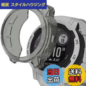 �y���������zMiimall �Ή�GARMIN(�K�[�~��) Instinct2S ��p�P�[�X Garmin Instinct2S �J�o�[ �\�t�g �V���v�� TPU�ގ� �C�菝�h�~ �y�� ���^ �h�Ռ� Garmin Instinc2S �ی�P�[�X �o���p�[�i�u���b�N�j