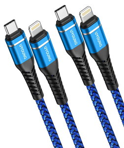 �y���������zUSBC ���C�g�j���O�P�[�u�� 2m �^�C�vC iPhone �[�d�P�[�u�� PD�Ή� Type-c Lightning �P�[�u�� �}���[�d iPhone 14 13 12 11 Pro Max XS XR 8 Plus �Ή� (2�{ ��)