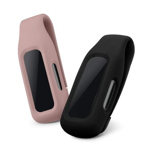 �y���������zkwmobile Fitbit Inspire 3 / Inspire 2 / Ace 3�Ή� 2x �N���b�v�z���_�[ - �V���R�� �t�B�b�g�l�X�g���b�J�[ �N���b�v