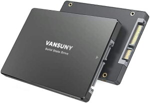 �y���������zVansuny ����SSD 512GB SATA III SSD 2.5 �C���`�����\���b�h �X�e�[�g �h���C�u ���x�� 3D NAND �t���b�V�� �ő� 550MB/�b�� PC ���b�v�g�b�v�p�n�[�h �h���C�u