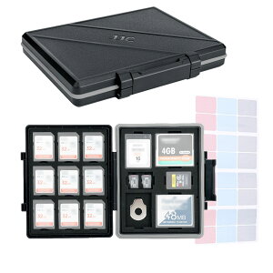 �y���������zJJC ��e�� �������[�J�[�h�P�[�X 9�� SD SDHC SDXC �J�[�h + 30�� MicroSD TF MSD �J�[�h + 2��CF �J�[�h + 2�� XQD/CFexpress Type B �J�[�h + 2�� CFexpress Type A �J�[�h + 1���t���b�g�w�b�h�c�[���i