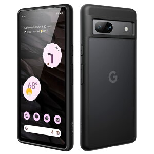 �y���������zJETech �}�b�g�P�[�X Google Pixel 7a �i6.1�C���` 2023�p�j �����^ �������}�b�g���w�ʃJ�o�[ �w��h�~ (�u���b�N)