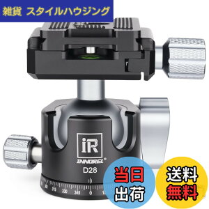 �y���������zINNOREL ���^�_�� �R���p�N�g �J�����_�� 10kg �ω׏d �A���~���� �A���J�X�C�X�݊� ���R�_�� 1/4�h3/8�h���t���T�C�Y �{�[���_�� ���[�o�b�O�t�� D28