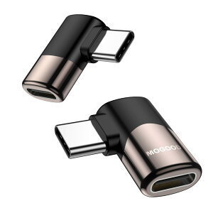 �y���������zMOGOOD Type C �ϊ� �A�_�v�^�[ ���E 90° L�� USB C�I�X�΃��X USB C�G�N�X�p���_ 40Gbps�����f�[�^�]�� 8K@60Hz�f���o�� 100W/5A�}���[�dThunderbolt�G�N�X�p���_�͏��C�b���i�AMacBook Pro�A�^