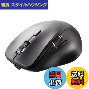 �y���������z�T�����_�C���N�g Bluetooth �}�E�X ���X�N���[�� �[�d�� �É� �}���`�y�A�����O �y�߂�/�i�ރ{�^�����ځz iOS�Ή� �u���b�N 400-MABT191