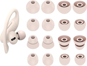 �y���������zA-Pcas �C���[�`�b�v Powerbeats Pro �C���z���p�C���[�s�[�X �V���R���� 4�T�C�Y 8�y�A �A�C�{���[ 23