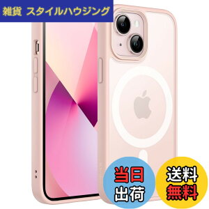 �y���������zJETech iPhone 13 mini 5.4�C���`�p �}�O�l�b�g �P�[�X MagSafe�ɑΉ� �������̃}�b�g�w�� ���^ �ϏՌ� �J�o�[ (�`���[�N�s���N)
