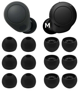 �y���������zA-Pcas �C���[�s�[�X Sony�p�C���[�s�[�X WF-C700n�p�C���[�s�[�X WF-C500 �p WF-1000XM4�p WF-1000XM3�p ���K �t�B�b�g�� ���������� ���K ���􂢉\ �V���R���� �y�u���b�N M�T�C�Y 6�y�A�z(