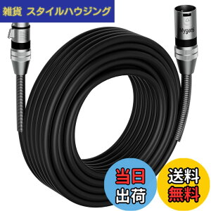 �y���������z�}�C�N�P�[�u�� 30M �I�X-���X 3�s���L���m���P�[�u�� 22AWG XLR�o�����X�ڑ��� ���� ��d�V�[���h �����D�� �^���p���t�R�[�h �����O �R���f���T�}�C�N/AV�A���v/�X�s�[�J�[���ɑ�