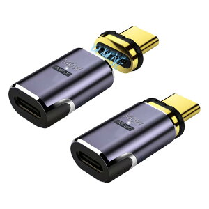 �y���������zYFFSFDC USB-C�}�O�l�b�g�� Type C �ϊ��A�_�v�^ USB4.0 �����z�� �}�O�l�b�g 8K@60Hz�f���o�� 40Gbps�����f�[�^�]�� 140W�}���[�d Mac Book Pro�ANintendo Switch�ANexus 6P 5X�ASam sung Galaxy S8�AL G G5 V20