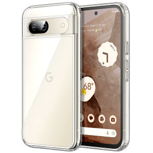 �y���������zJETech Google Pixel 8a�p �P�[�X 6.1�C���` 2024 ���΂݂Ȃ� �ی�P�[�X �Ռ��z�� �o���p�[�J�o�[ ���h�~�n�[�hPC�o�b�N (�N���A)