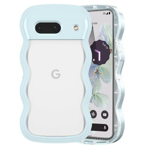 �y���������zQLTYPRI Google Pixel 7a �p �P�[�X �N���A �E�F�[�u �s�N�Z�� 7A �\�t�g TPU ���˂��� ���� �P�[�X ������� �؍� ���� ���^ �y�� �ϏՌ� �g��t���[�� �X�}�z�P�[�X ���C�����X�[�d��