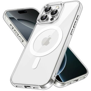 �y���������zJETech iPhone 16 Pro Max 6.9�C���`�p �}�O�l�b�g �P�[�X MagSafe�Ή� �Ռ��z�� �o���p�[�J�o�[ �����h�~ �N���A�o�b�N (�N���A)