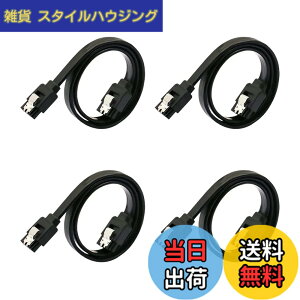 �y���������zSATA �P�[�u�� 1m�i�X�g���[�g�^�jSuptopwxm Sata3 �P�[�u�� 4�{�Z�b�g 6 Gbps�Ή� ���b�`�t�� SSD��HDD���� Sata3 �V���A�� ATA3 �P�[�u�� SSD �P�[�u�� ���b�h (�u���b�N)