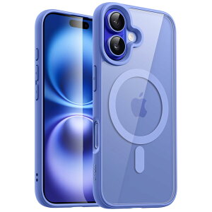 �y���������zJETech iPhone 16 Plus 6.7�C���`�p �}�O�l�b�g �P�[�X MagSafe�ɑΉ� �Ռ��z�� �o���p�[�J�o�[ �\���b�h�J���[�}�b�gTPU�t���[�� �����h�~ �N���A�o�b�N (�E���g���}����)