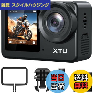 �y���������zXTU S6 �A�N�V�����J���� 4K 20MP�yAmbarella H22 CPU&SONY IMX386 �Z���T�[�z�A�N�V�����J�� SuperSmooth��Ԃ�␳4.0 �X�|�[�c�J���� �O���}�C�N�Ή� �c�����B�e WiFi���� �������� HDMI�o�� 8�{