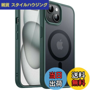 �y���������zJETech iPhone 15�p �}�O�l�b�g�}�b�g�P�[�X (�Z���ΐF)