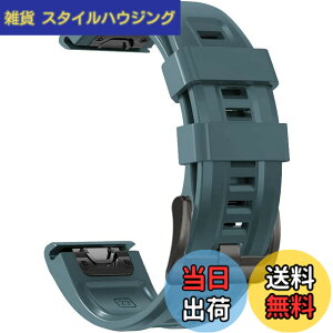 �y���������z[YOCAHU] QuickFit 22 mm �o���h �����p for GARMIN(�K�[�~��) Fenix 7 Pro Solar/Approach S70 47mm/Forerunner 965 �Ή� �X�g���b�v �V���R�� �x���g �_�炩�� �h���� �K�[�~�� �p �����o���h (Lake Blue)