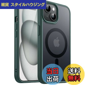 �y���������zJETech iPhone 15�p �}�O�l�b�g�}�b�g�P�[�X (�Z���ΐF)