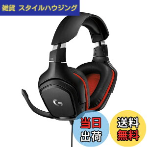 �y���������zLogicool G ���W�N�[�� G �Q�[�~���O�w�b�h�Z�b�g G331 PS5 PS4 PC Switch �L�� 2.1ch �X�e���I 3.5mm �y�� �m�C�Y�L�����Z�����O �P�ꐫ �t���b�N�� �}�C�N�t�� �������K�i �F�F�u���b�N�A�T
