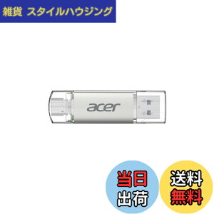 �y���������zAcer UT300 USB������ USB 3.2 �ő�Ǐo���x150MB/s USB-A/C���Ή� ���� �t���b�V���������h���C�u ����➑� �T�C�Y�F64GB