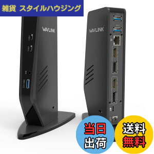 �y���������zWAVLINK USB 3.0A/type-C-�f���A�� HDMI �A�_�v�^�[ 4K�o�� �~�j�h�b�L���O�X�e�[�V���� �F�F���A�T�C�Y�F�c�u��USB-c ���j�o�[�T���h�b�L���O�X�e�[�V���� PD 65W