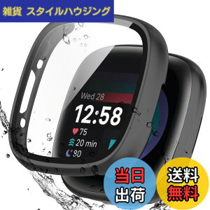 �y���������zBOOLINN For Fitbit sense2 �J�o�[/Fitbit versa4 �J�o�[ 3D���p�G�b�W �����^ PC+�K���X�f�� ��̌^ �t�@�[�E�F fitbit sense2 �P�[�X/fitbit versa4 �P�[�X �Ή� �����ߗ� �L�Y�h�~ �w��h�~ �ȒP��