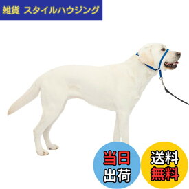 【送料無料】PetSafe（ペットセーフ） ジェントルリーダー 引っ張り防止 ヘッドカラー 犬用 散歩トレーニング 色：ロイヤルブルー、サイズ：Lサイズ (x 1)