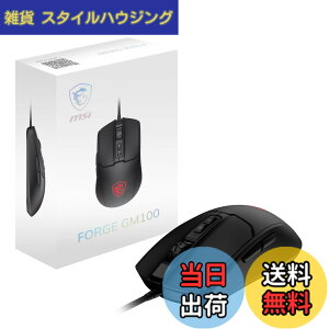 �y���������z�y����zMSI FORGE GM100 �I�v�e�B�J�� �Q�[�~���O�}�E�X �L�� MS0716 �F�F�u���b�N