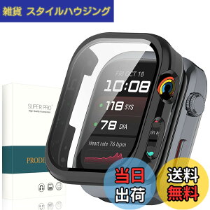 �y���������z�P�[�X+�K���X�t�C���� PC+�K���X �����x �L�Y�h�~ ��̌^�J�o�[ ���t���ȒP �y�� �ی�J�o�[ �F�F�u���b�N�A�T�C�Y�FHUAWEI WATCH D2