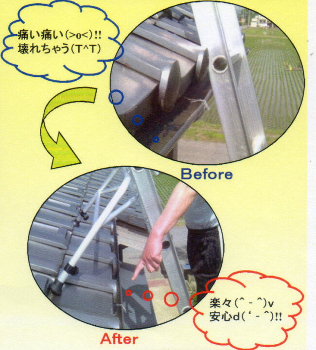 楽天市場】ミツル ハシゴアタッチメント 雨どい用 リリーフ 