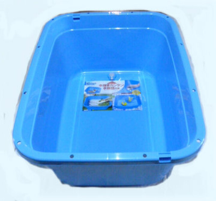 楽天市場】トンボ 角型タライジャンボ 水抜栓付 120型 : ハウジング 