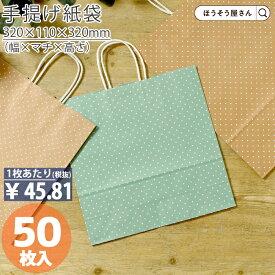 【当店限定ポイント最大37倍＆10%OFFクーポン】 紙袋 手提げ袋 手提袋 丸紐 HX 水玉 ブルー 50枚手提げ マチ広 仕出し お弁当 おしゃれ 収納 業務用 ワイン 小 茶 手提げ 日本製 ギフト 軽い 安心 梱包 パッケージ