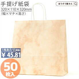 【当店限定ポイント最大37倍＆10%OFFクーポン】 紙袋 手提げ袋 手提袋 丸紐 HX ルネッサンスサーモン 50枚手提げ マチ広 仕出し お弁当 おしゃれ 収納 業務用 ワイン 小 茶 手提げ 日本製 高品質 ギフト プレゼント イベント 入