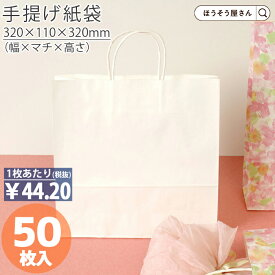 【当店限定★ポイント5倍】 紙袋 手提げ袋 手提袋 丸紐 HX 晒 無地 50枚手提げ マチ広 仕出し お弁当 おしゃれ 収納 業務用 ワイン 小 茶 手提げ 日本製 高品質 イベント 食品 持ち運び プレゼント ギフト 包装 入学 新学期 新シ