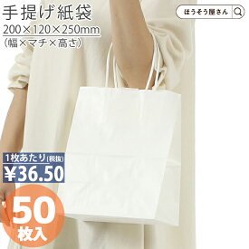 【当店限定★ポイント5倍】 紙袋 花材 花用 自動手提袋 HV20 晒 無地 50枚おしゃれ 収納 業務用 ワイン 小 茶 手提げ 日本製 高品質 ギフト プレゼント イベント 入学 新学期 新シーズン 新店舗 シンプル 安心 梱包 パッケージ