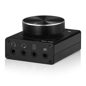 Mini 3.5 mm ボリューム コントローラー ノブ PC/スピーカー/MIC/ヘッドフォン用 オーディオ スプリッター ボックス