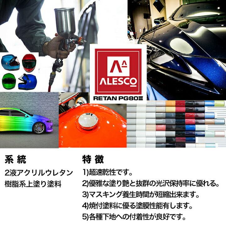 楽天市場 関西ペイントpg80 400 ブラック1kgセット シンナー 硬化剤 道具付 自動車用ウレタン塗料 ２液 カンペ ウレタン 塗料 黒 Prost楽天市場店
