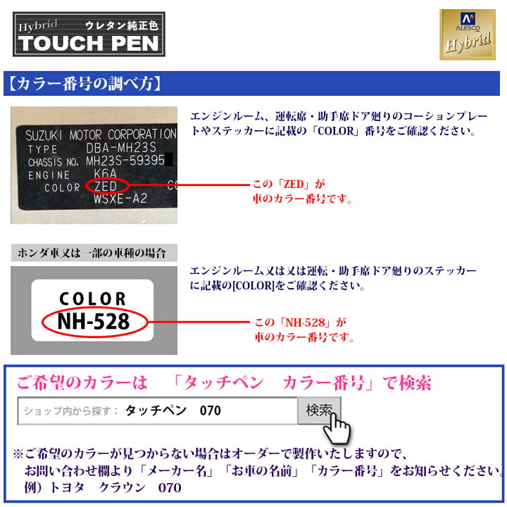 楽天市場 タッチアップペン メーカー純正色 レクサス 6v6 ディープペリドットマイカ g Prost楽天市場店