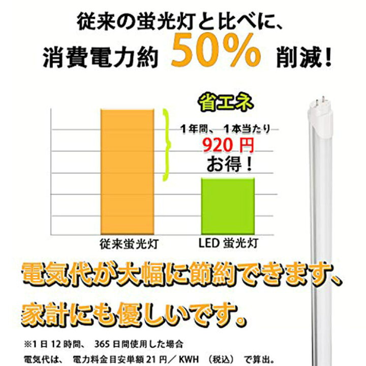 豪華で新しい Led蛍光灯 30w形 直管 グロー式 工事不要 630mm 昼白色 消耗電力10w 高輝度1100lm 両側給電 発光角度3度 初期不良交換 送料無料 約時間 虫が集まりにくい エコ 環境にやさしい Fucoa Cl