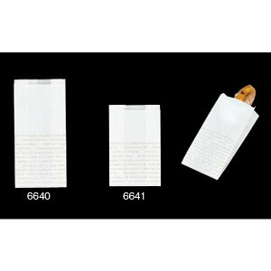 大阪ポリエチレン販売 6640 耐油紙袋 No183 レシピ柄マチ付(大) 120(マチ70)×225+18mm 1ケース2000枚入