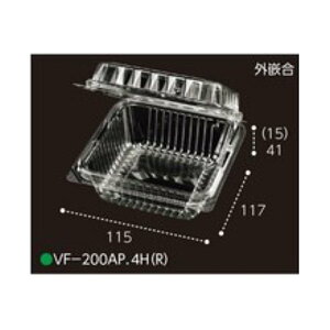 yK{z~jg}gppbN VF-200AP.4H(R) 117×115×56mm Oƍ 4 ڈ200g 1P[X1500 GtsR`[p