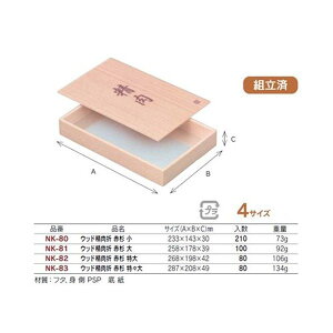 yK{zAEbh NK-83 Ebh Ԑ X 287×208×49mm 1P[X80