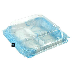 【屋号必須】和菓子容器 4個用 APW-4-1 雲龍青 116×115×35mm 1ケース1200枚入 エフピコチューパ