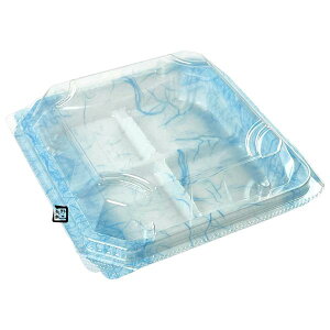 【屋号必須】和菓子容器 4個用 APW-4-2 雲龍青 125×124×37mm 1ケース1200枚入 エフピコチューパ