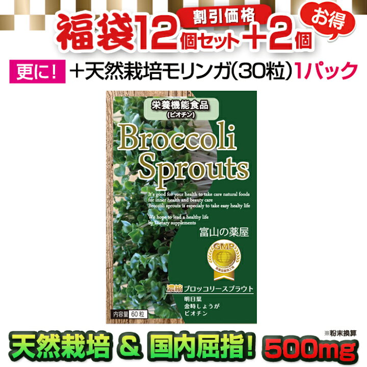楽天市場】ブロッコリー サプリ スルフォラファン 新芽 含有 